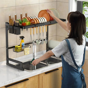 Escorredor de Louça Suspenso em Aço Inox