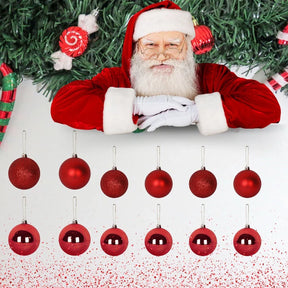 Bola de Natal para Árvore de Natal - Kit 12 Bolas