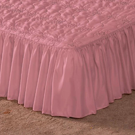 Colcha Bordada para Cama Casal - Kit 3 Peças