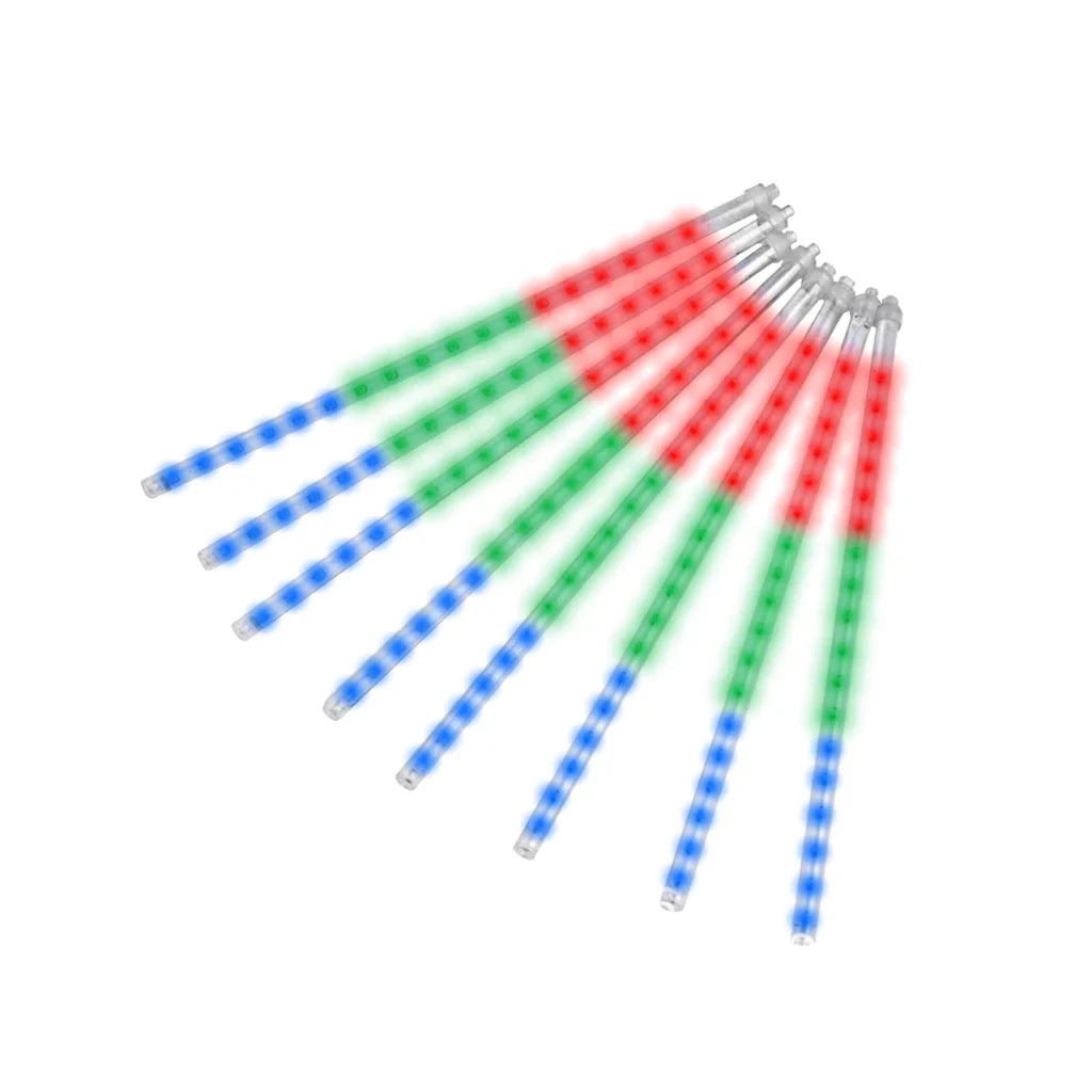 Pisca Pisca de Cascata em Meteoro para Natal - Kit 8 Tubos