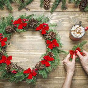 Laço Vermelho para Árvore de Natal