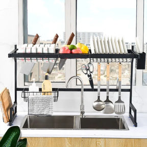 Escorredor de Louça Suspenso em Aço Inox