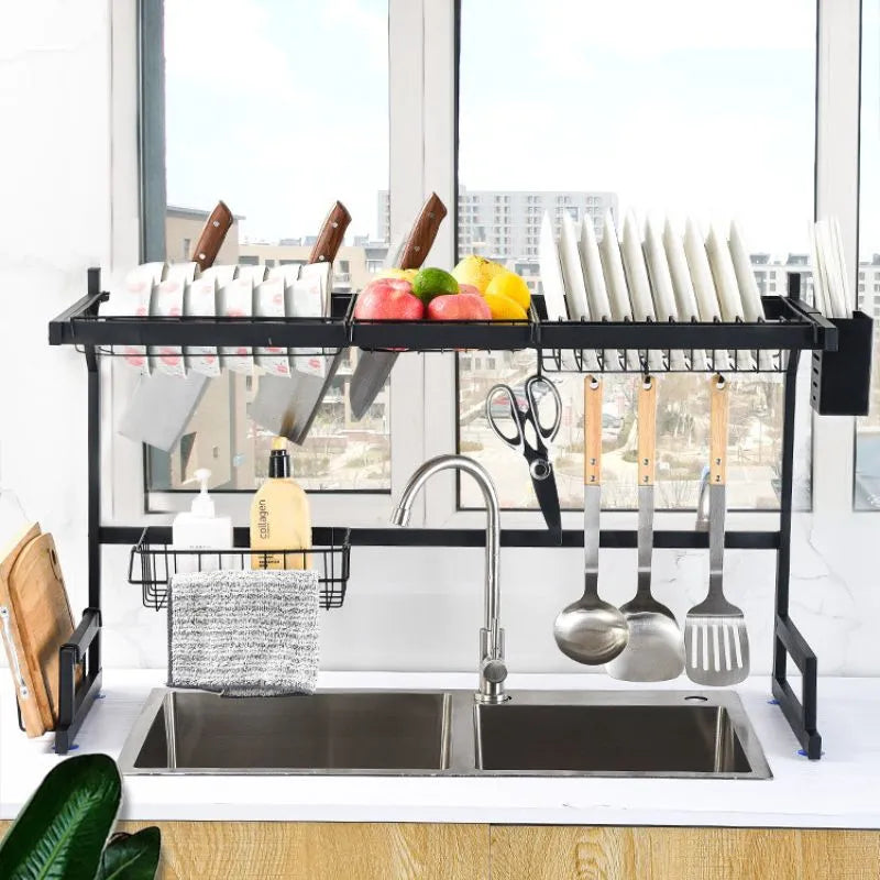 Escorredor de Louça Suspenso em Aço Inox