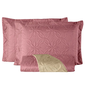 Cobre Leito Bordado para Cama - Kit 3 Peças