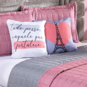 Cobre Leito para Casal e Queen - Kit 8 Peças