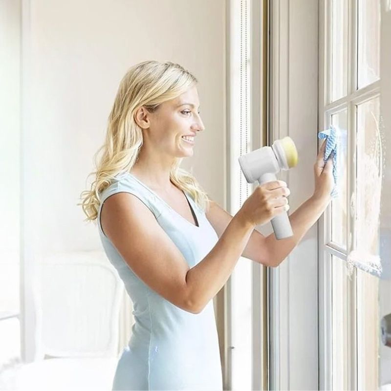 Escova de Limpeza Elétrica Multiuso