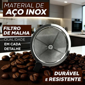Coador com Filtro de Café Reutilizável - CoFilter