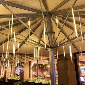 Pisca Pisca de Cascata em Meteoro para Natal - Kit 8 Tubos