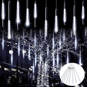 Pisca Pisca de Cascata em Meteoro para Natal - Kit 8 Tubos