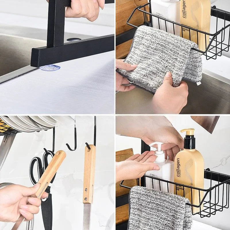 Escorredor de Louça Suspenso em Aço Inox