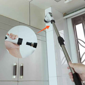 Escova Elétrica de Limpeza Giratória e Ajustável - 7 em 1