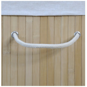 Cesta de Roupa Suja em Bambu