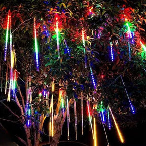 Pisca Pisca de Cascata em Meteoro para Natal - Kit 8 Tubos