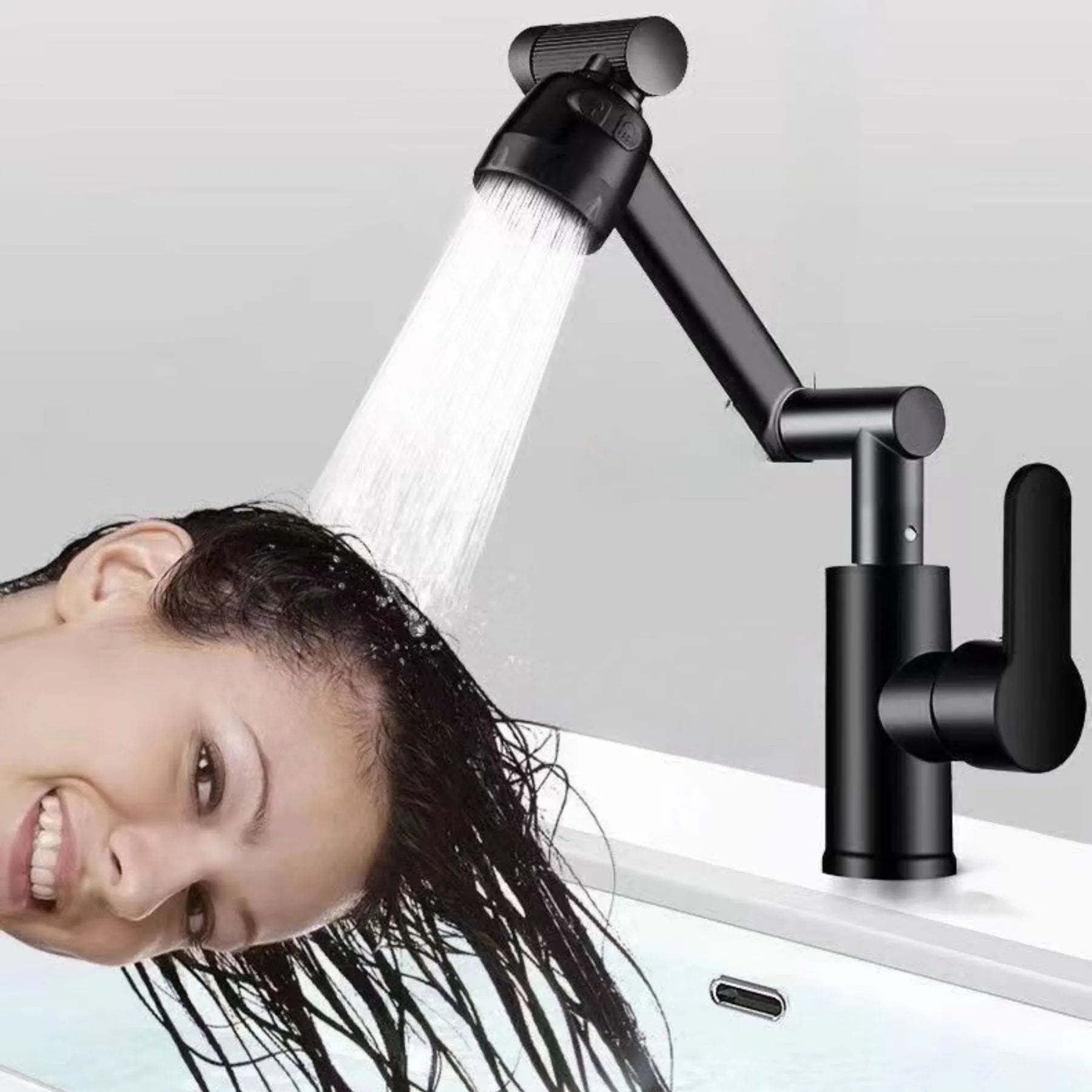 Torneira Articulada e Giratória para Pia de Banheiro