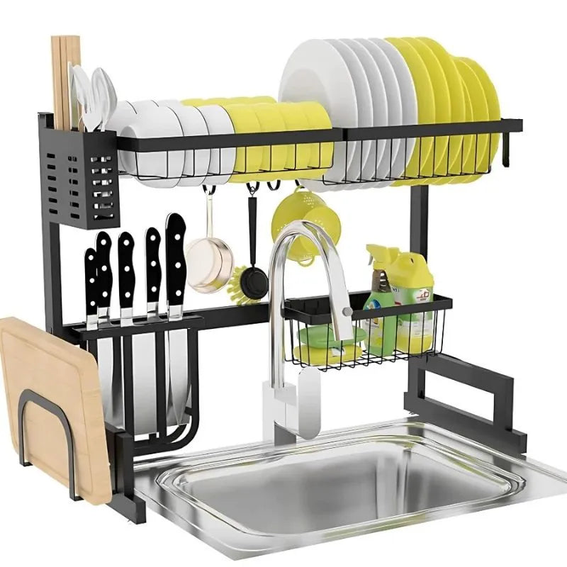 Escorredor de Louça Suspenso em Aço Inox