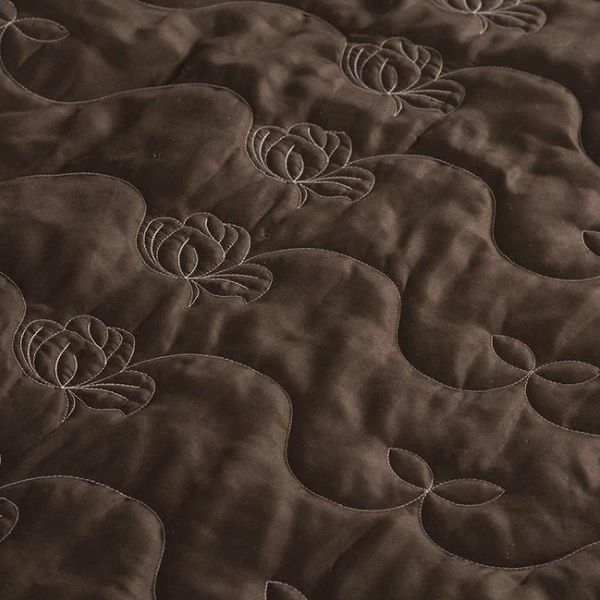 Colcha Bordada para Cama Casal - Kit 3 Peças