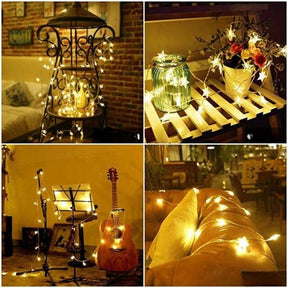 Varal de Luz em Led para Natal