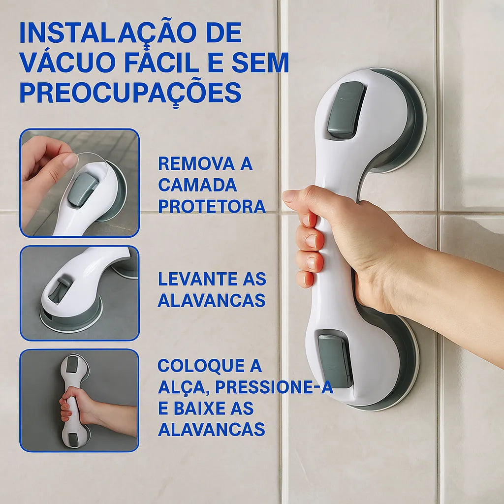 Barra de Apoio Portátil para Banheiro