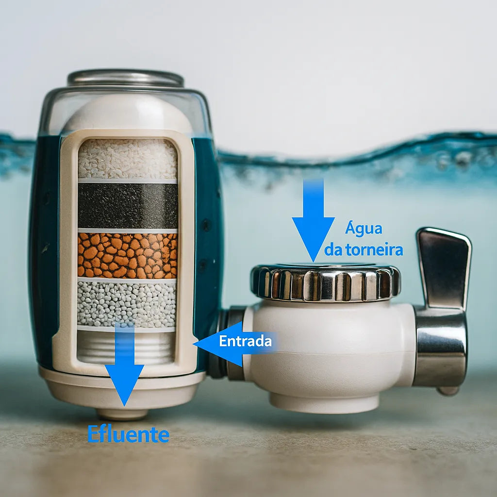 Purificador Filtro de Água para Torneira - AquaShield
