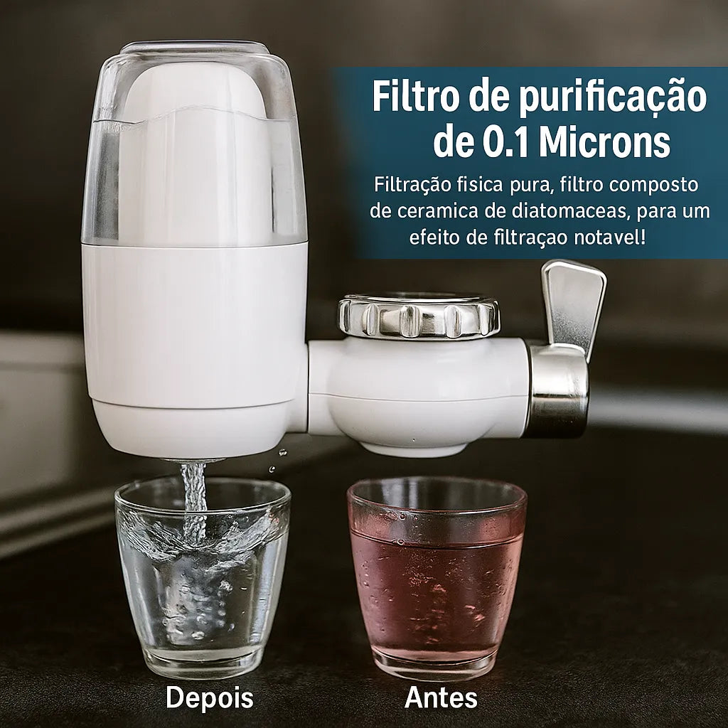 Purificador Filtro de Água para Torneira - AquaShield