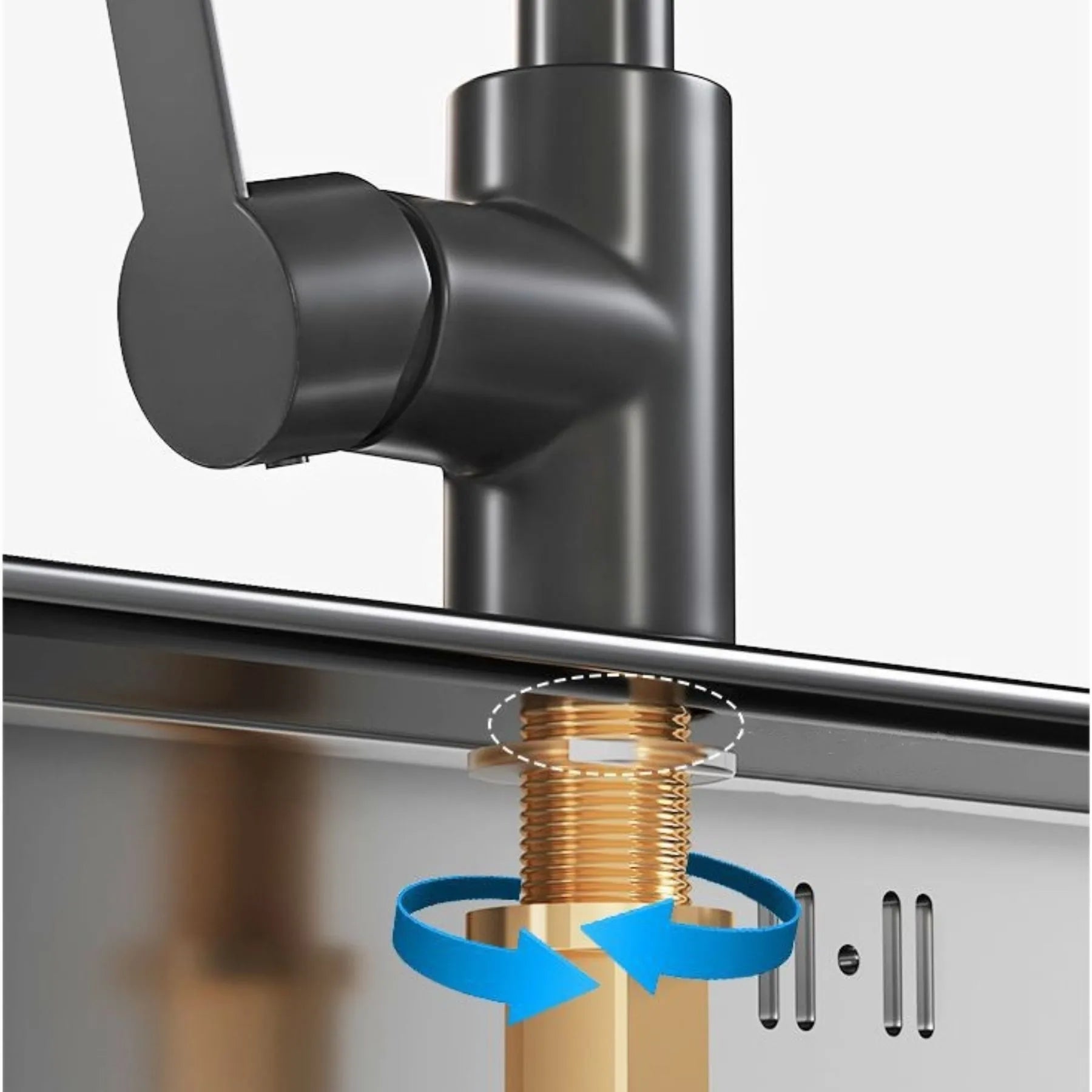 Torneira Articulada e Giratória para Pia de Banheiro