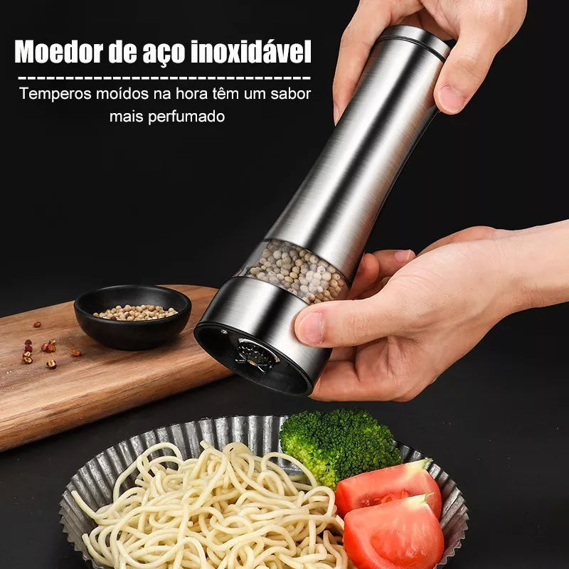 Moedor e Triturador de Pimenta e Sal