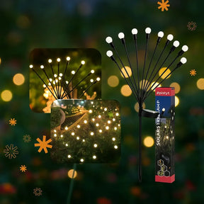 Luz de Led com Energia Solar com Efeito de Vagulumes