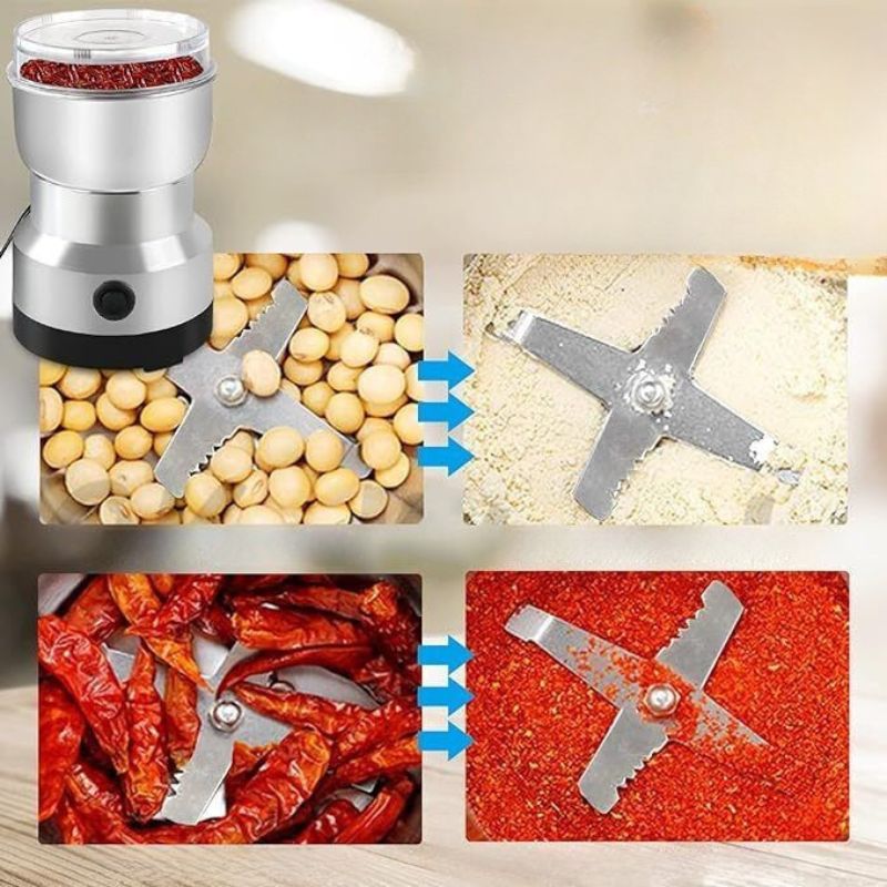 Moedor e Triturador Elétrico de Grãos e Temperos