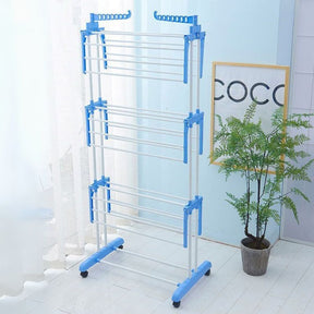 Varal de Chão Retrátil para Roupa - 3 Andares