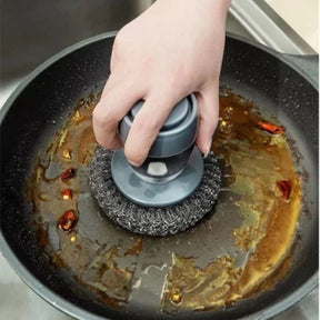 Escova de Limpeza com Dispenser de Detergente - Kit com 2 Unidades