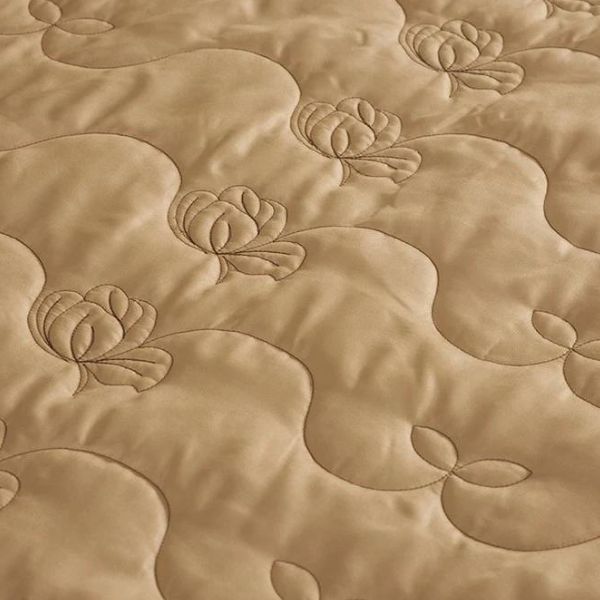 Colcha Bordada para Cama Casal - Kit 3 Peças