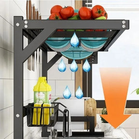 Escorredor de Louça Suspenso em Aço Inox