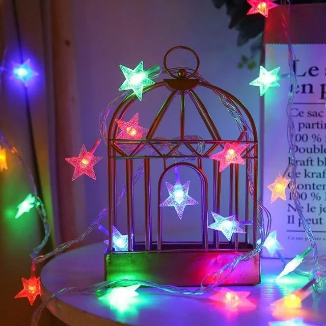 Varal de Luz em Led para Natal