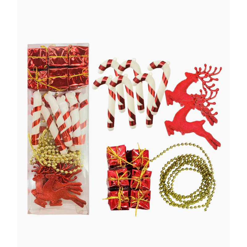 Enfeites de Natal - Kit de 19 Pendentes