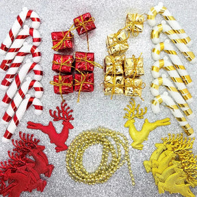 Enfeites de Natal - Kit de 19 Pendentes