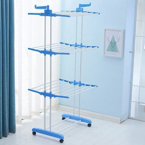 Varal de Chão Retrátil para Roupa - 3 Andares