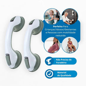 Barra de Apoio para Banheiro com Ventosa