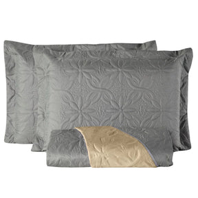 Cobre Leito Bordado para Cama - Kit 3 Peças