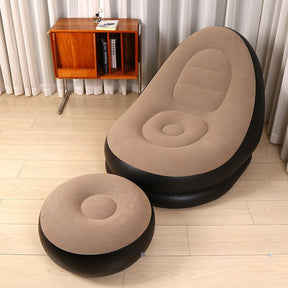 Poltrona e Puff Inflável Portátil - Conjunto