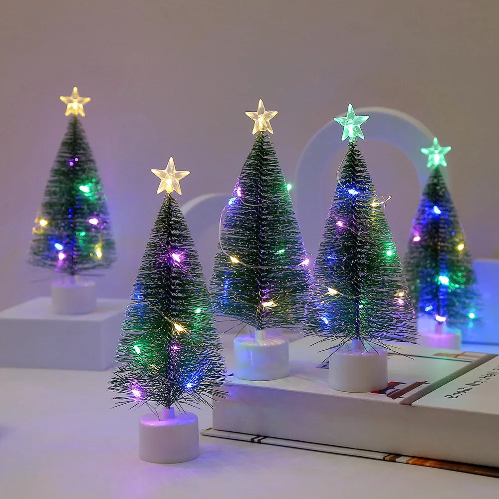 Mini Arvore de Natal com Led para Mesa