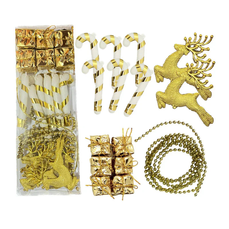 Enfeites de Natal - Kit de 19 Pendentes