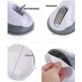 Barra de Apoio para Banheiro com Ventosa