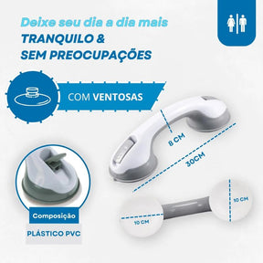 Barra de Apoio para Banheiro com Ventosa