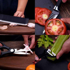 Jogo de Facas Profissional Antiaderente - Kit Completo de 6 Peças