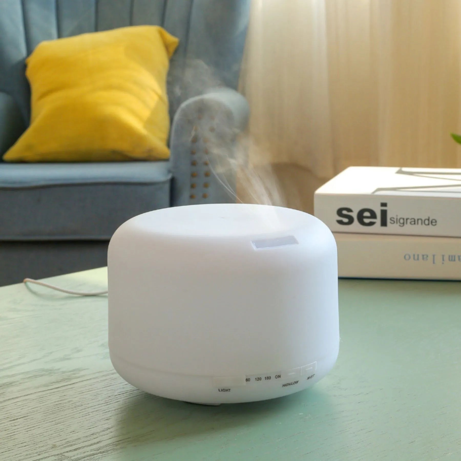 Umidificador e Difusor de Ar com Luminária