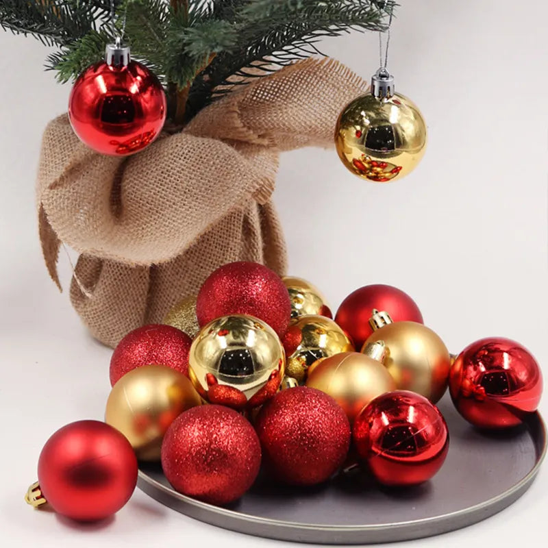 Bola de Natal para Árvore de Natal - Kit 12 Bolas