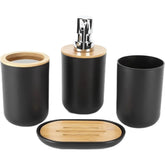 Dispenser Saboneteira e Copo de Banheiro - Kit Acessórios para Banheiro