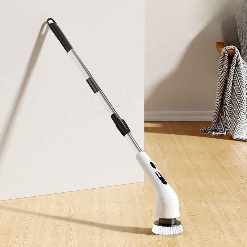 Escova Elétrica de Limpeza Giratória e Ajustável - 7 em 1