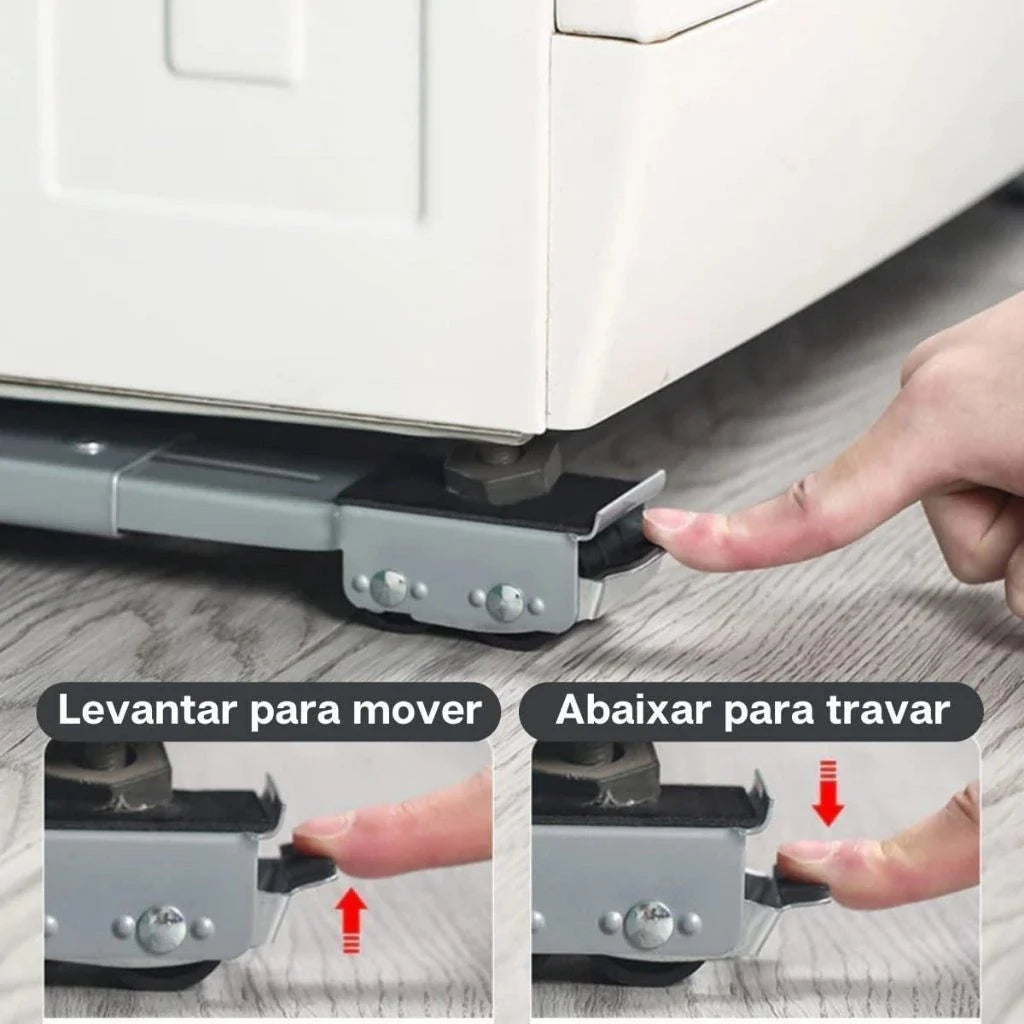 Suporte Base com Rodinhas para Móveis