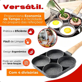 Frigideira Antiaderente de Cerâmica 4 em 1